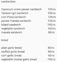 Sandwich Islands menu 1
