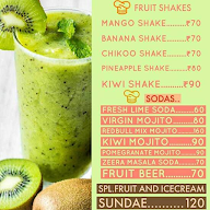 Sunny's Juices & Shakes menu 2