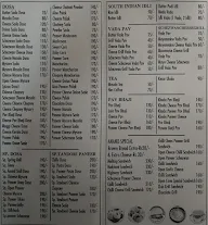 Anand Stall menu 1