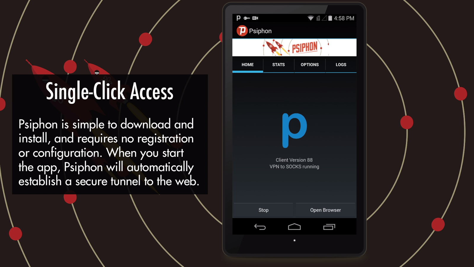    Psiphon- screenshot  