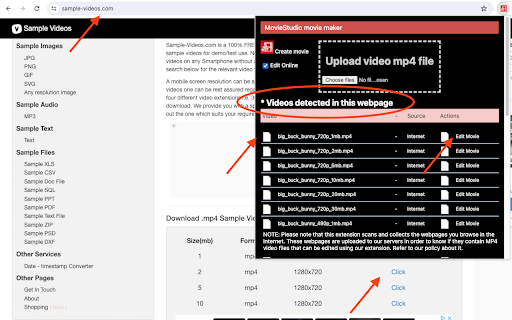 Movie maker MovieStudio video editor