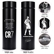 Bình Giữ Nhiệt Bóng Đá 2.0 Inox 304 Cao Cấp An Toàn Giữ Nóng Lạnh Cực Tốt Logo Ronaldo Cr7, Messi, Neymar