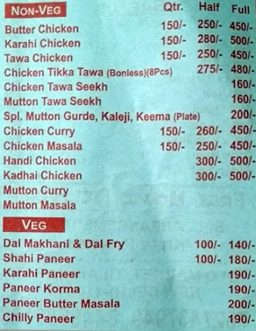 Singh's Chicken menu 