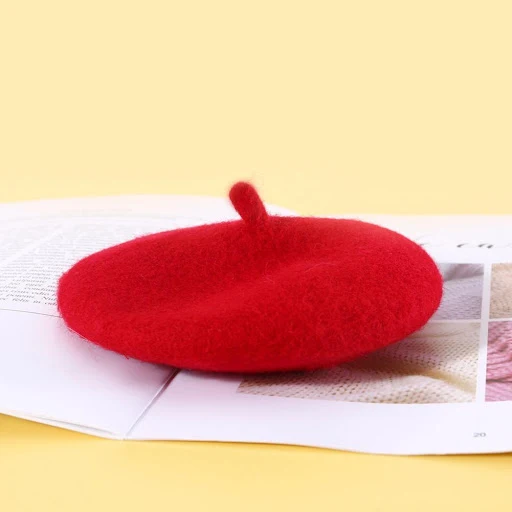 Photo Props Cashmere Pet Puppy Kittens Decoration Beret Cap Cat Accessories