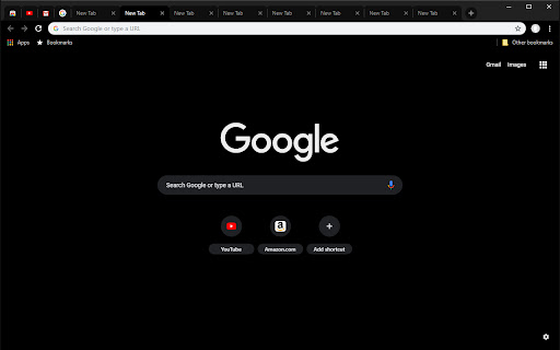 Black Material Dark Theme for Chrome