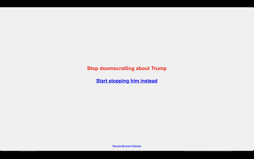 Stop Trumpscrolling