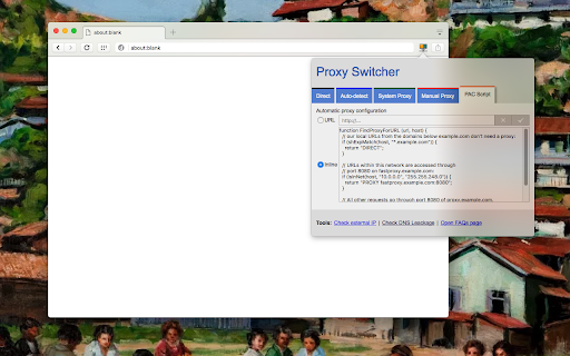 Proxy Switcher and Manager