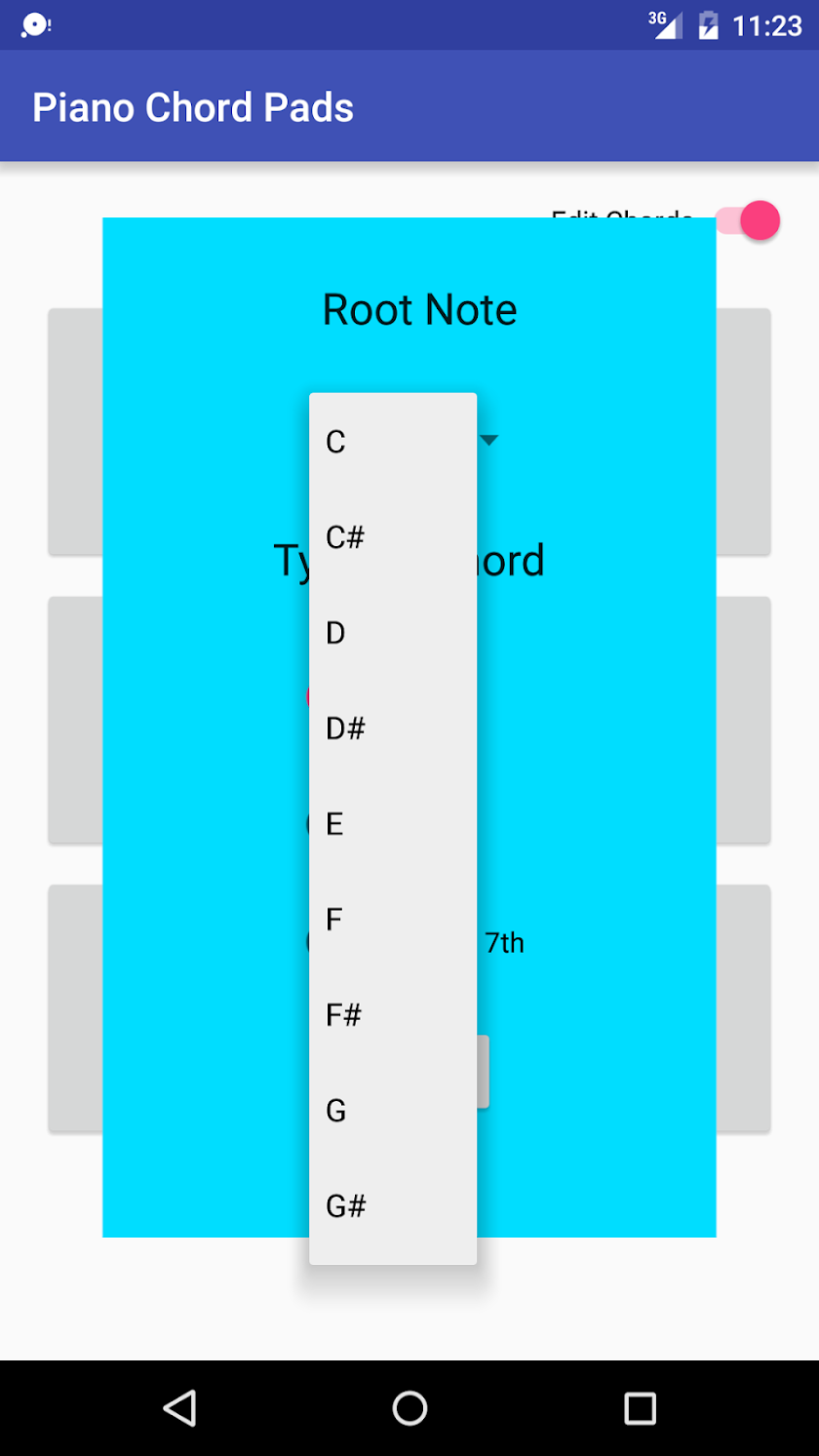 Piano Chord Pads Screen 3