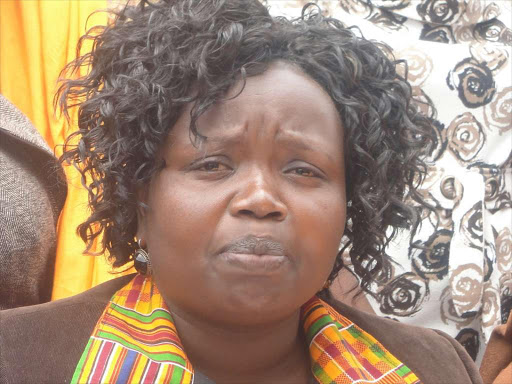 The National Elections Board vice chairperson in the party Vesca Kangogo