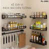 Xưởng Kệ Treo Tường Đựng Gia Vị , Kệ Nhà Tắm Dán Tường Để Đồ Đa Năng Bằng Sắt Không Cần Khoan Đục