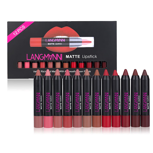Title 1, Matte Lipstick Waterproof Long-lasting Velvet L...