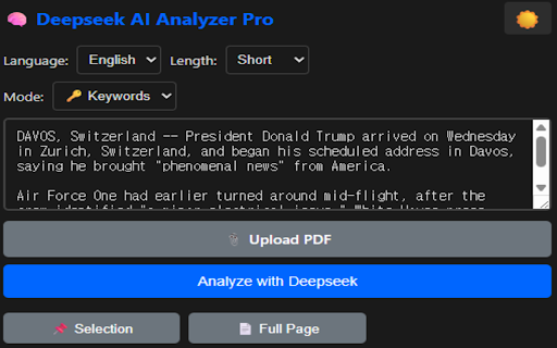 Deepseek AI Analyzer Pro screenshot 1