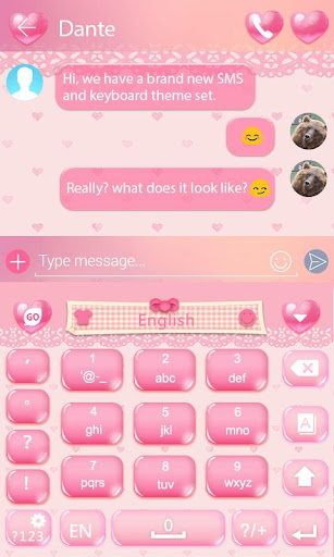 免費下載個人化APP|Pink Girl Keyboard Theme app開箱文|APP開箱王