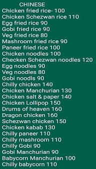 Kalimpong Kitchen menu 1
