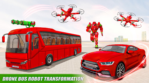 Screenshot Bus Robot Car Drone Robot Game