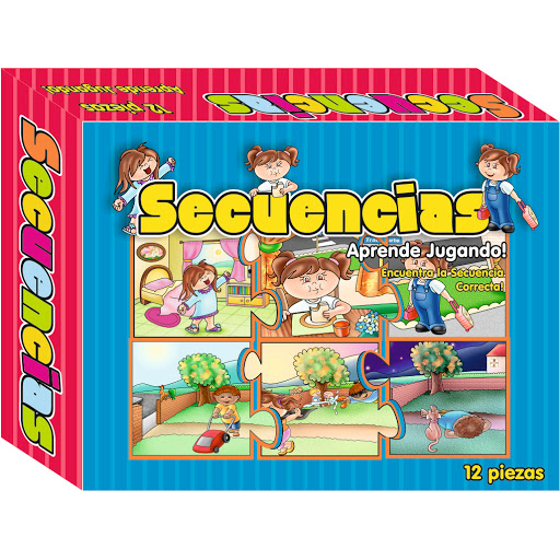 Rompecabeza Secuencias+3 Anos 12 Piezas Secuencias 