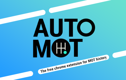 AutoMOT - Quick Access to MOT History small promo image