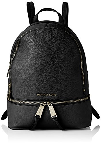 Michael Kors Rhea Zip, Women's Backpack, Black (Black), 13x30x26 Centimeters (W x H x L)