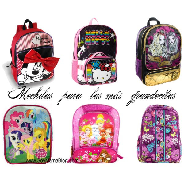 Mochilas para las más grandecitas