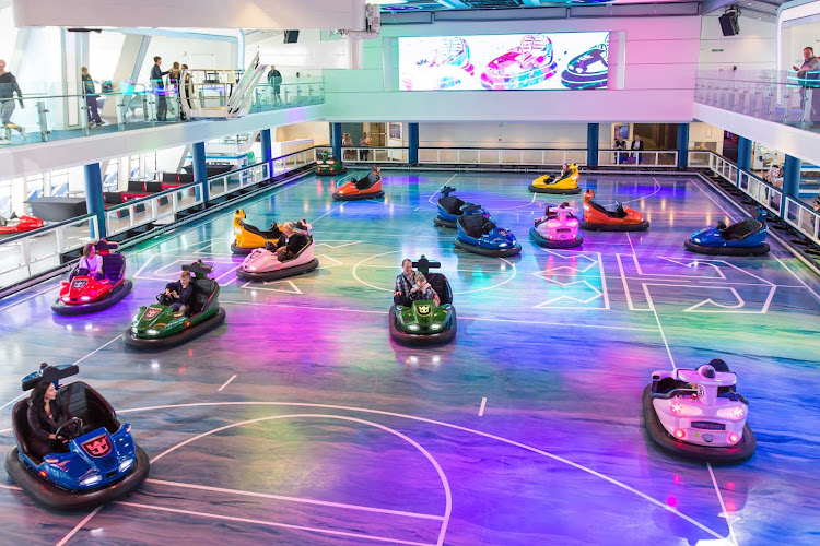 Can you handle SeaPlex? Enjoy bumper cars, basketball and rollerskating with your family or significant other on your Royal Caribbean sailing.