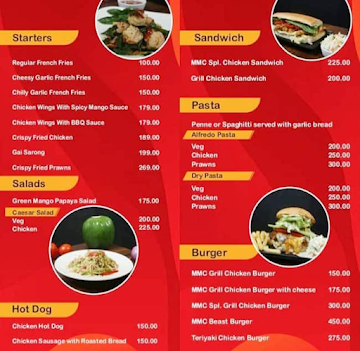 Mango Mood Cafe menu 