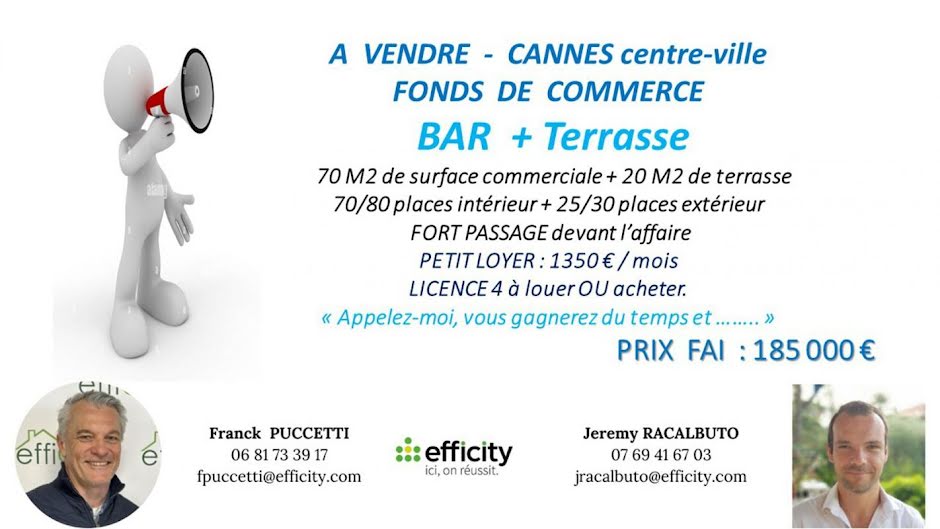 Vente locaux professionnels  70 m² à Cannes (06400), 185 000 €