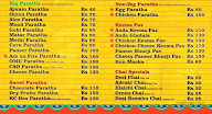 Wow Chai Paratha's menu 1