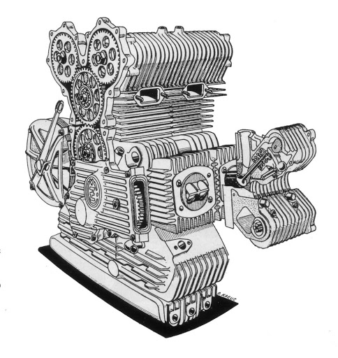 CZ 860 engine presented by Machines et Moteurs.