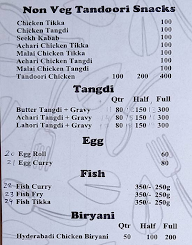 Kapoor De Rasoi's menu 1