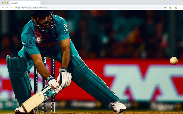 Cricket new tab sports HD wallpaper theme