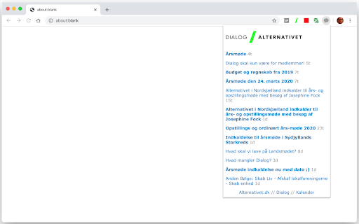 Alternativet Dialog