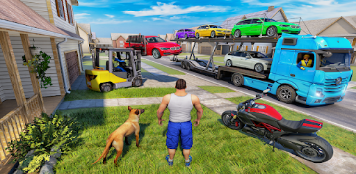 Car Transporter Truck Game 3D