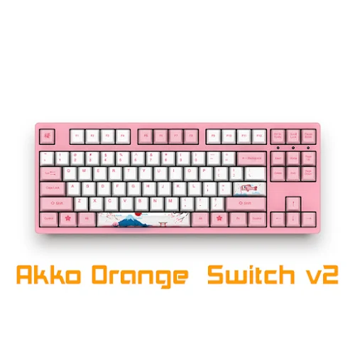 Bàn phím cơ Akko 3087 v2 World Tour Tokyo (Akko Pink Switch v2)