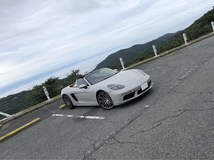 718 ボクスターの朝ドライブ・芦有ドライブウェイ・東六甲展望台に関するカスタム事例の投稿画像1枚目