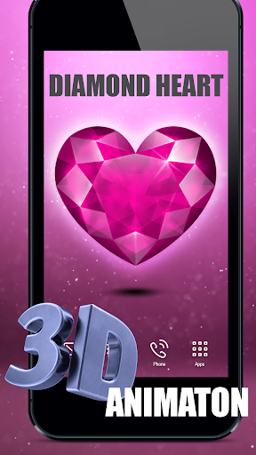 Diamond Hearts Wallpaper Live - v1.0