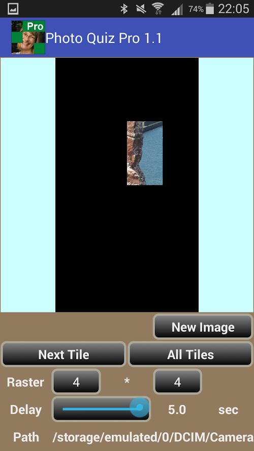 Android application Photo Quiz Lite screenshort