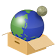 Planet simulation icon