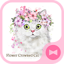 Cute Wallpaper Flower Crowned Cat Theme 1.0.0 Downloader