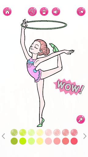 Surprise Ballerina Glitter Coloring Book