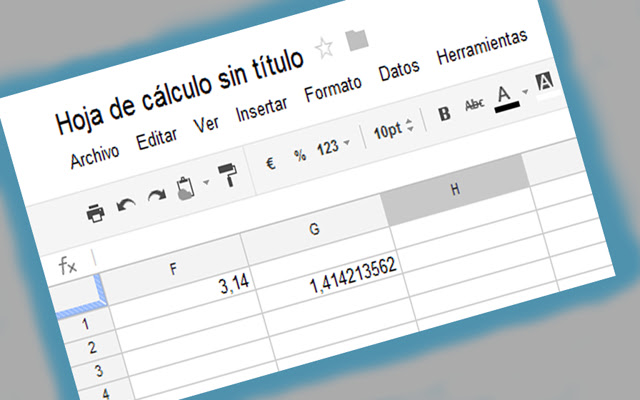 Coma decimal para Hojas de cálculo Google chrome extension