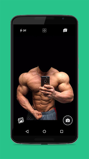 Body Builder Photo Suit  Wrestler Photo Frame