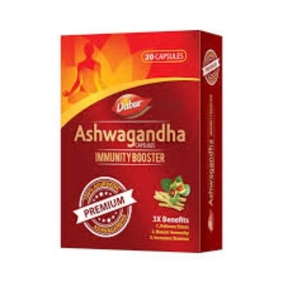 Dabur Ashwagandha Capsule 20 Tabs