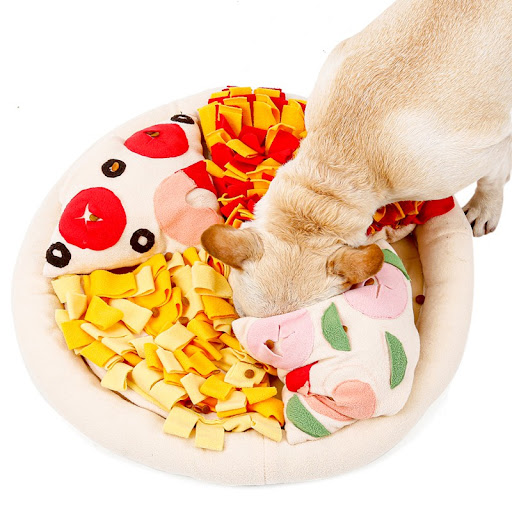 Title 5, Pet Dog Pizza Sniffing Mat Hidden Food Search P...