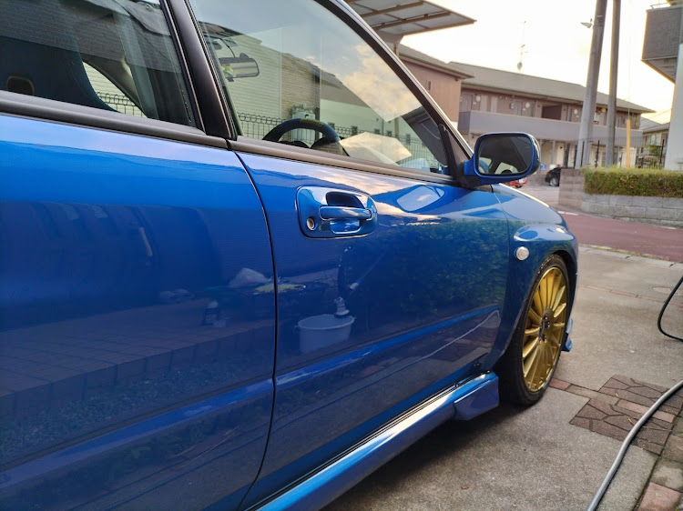 インプレッサ WRX STIの鈑金塗装・GDB丸目・テント⛺️・お家キャンプ・６月もよろしくお願いしますに関するカスタム事例の投稿画像1枚目