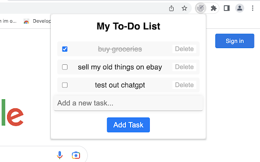 simple to use to-do list