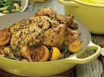 Roast Chicken with Lemon and Herbs was pinched from <a href="http://cookware.lecreuset.com/cookware/product_Roast-Chicken-with-Lemon-and-Herbs_10151_-1_20002_87571" target="_blank">cookware.lecreuset.com.</a>