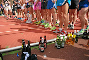 During the Beer Mile, a 1,6km race, runners must stop every 400m to down a beer. Ready, steady, 'glug glug', go!