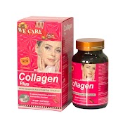 ￼Collagen Plus We Care - Lọ 60 Viên - Giúp Đẹp Da, Chống Lão Hóa, Giúp Răng Móng Tóc Chắc Khỏe, Vinaphar