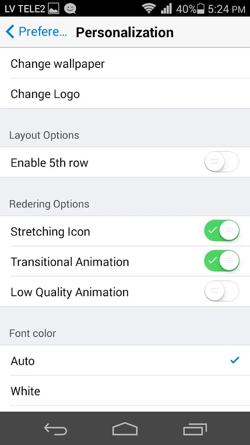   iPear HD iOS Launcher- หน้าจอ 