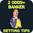 Daily 2 ODDS Banker Tips icon